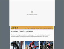 Tablet Screenshot of cycleslondon.ca
